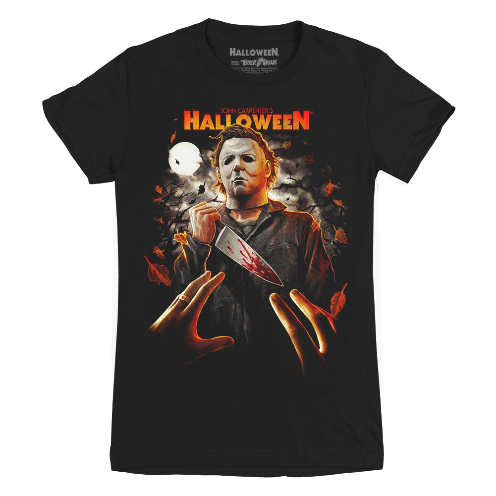 John Carpenter's Halloween Michael Myers You've Fooled Them Womens Horror Movie T-Shirt