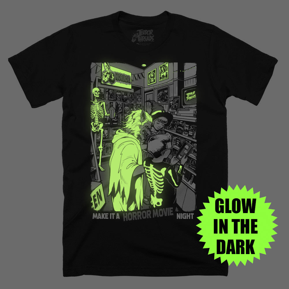Make It A Horror Movie Night Limited Glow In The Dark Edition T-Shirt