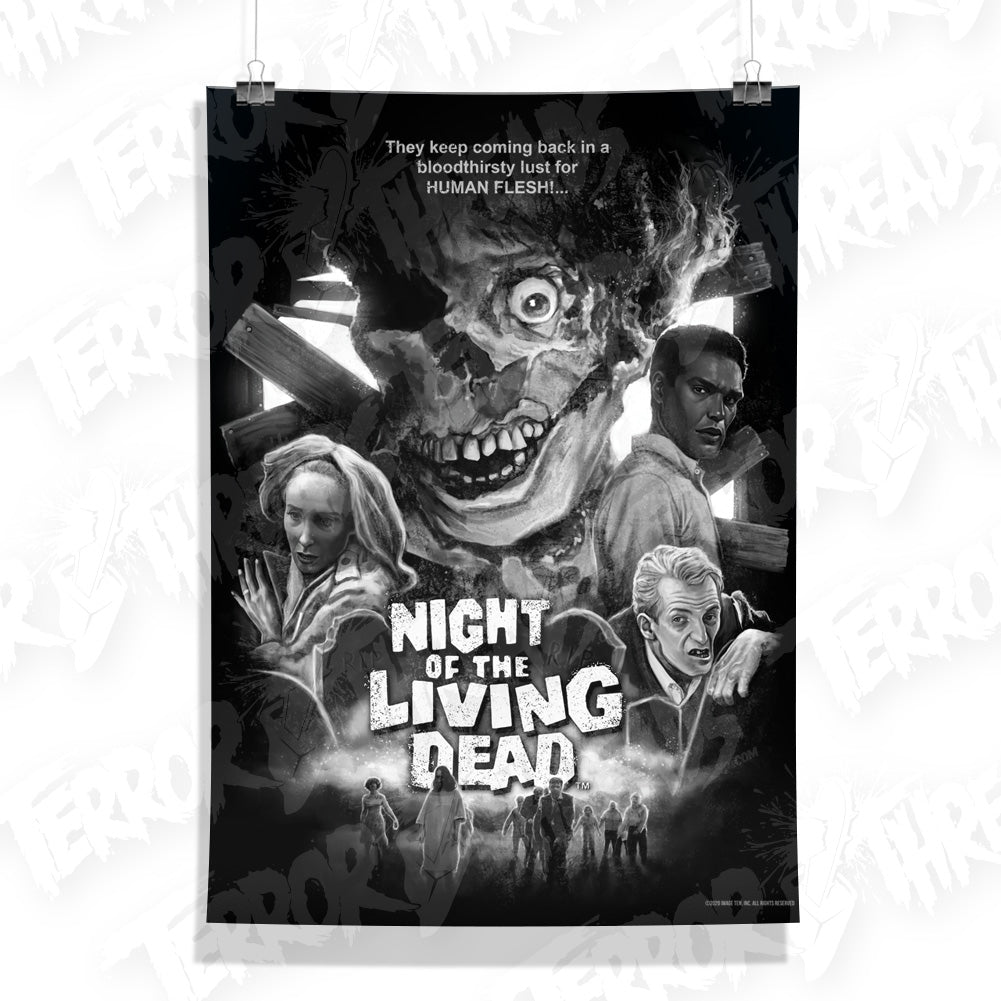 Night Of The Living Dead Bloodthirsty Lust Poster