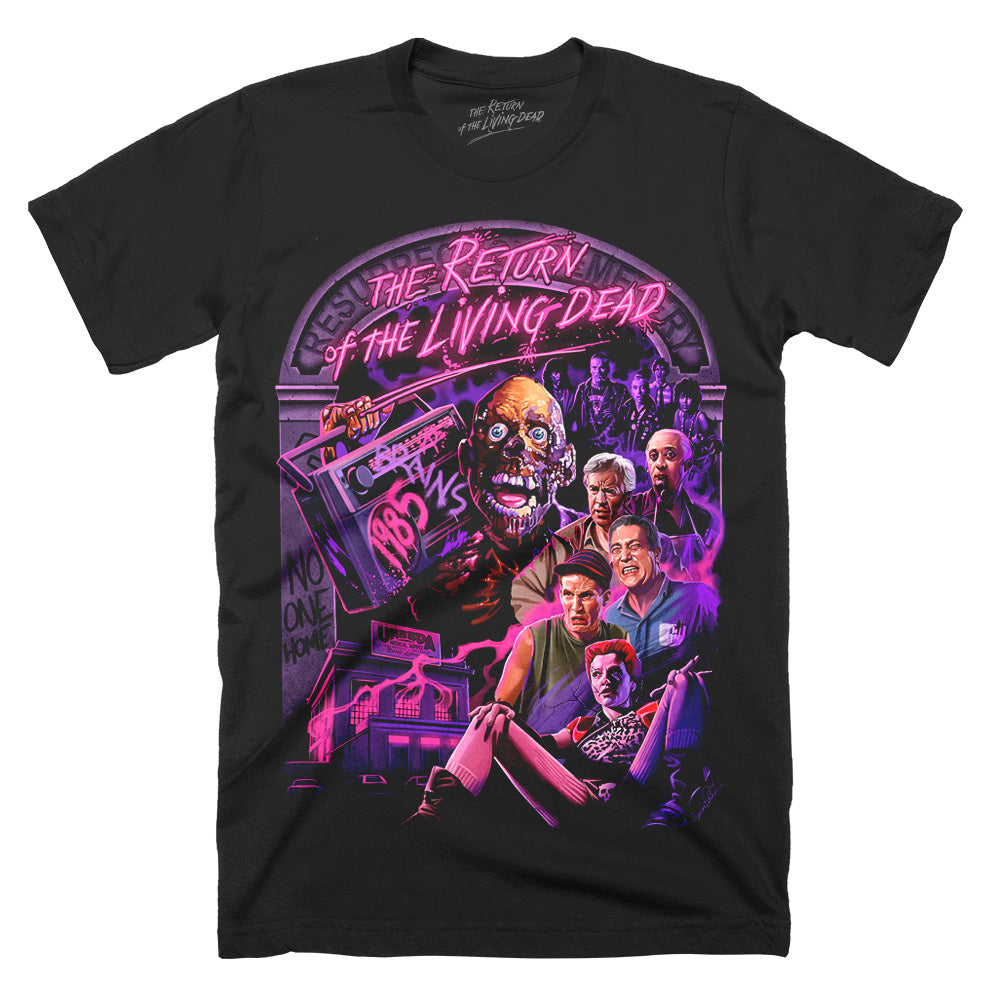 Return Of The Living Dead No One Home Horror Movie T-Shirt