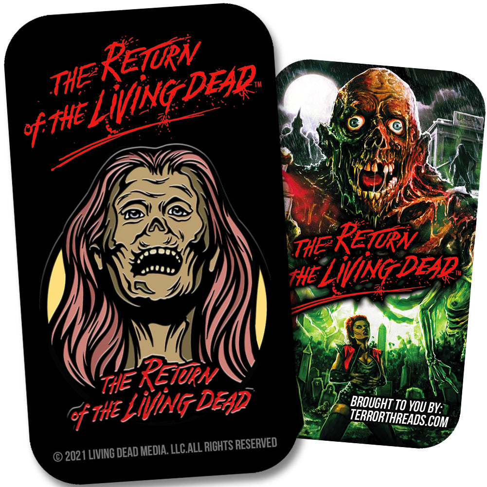Return Of The Living Dead The Pain Horror Movie Enamel Pin