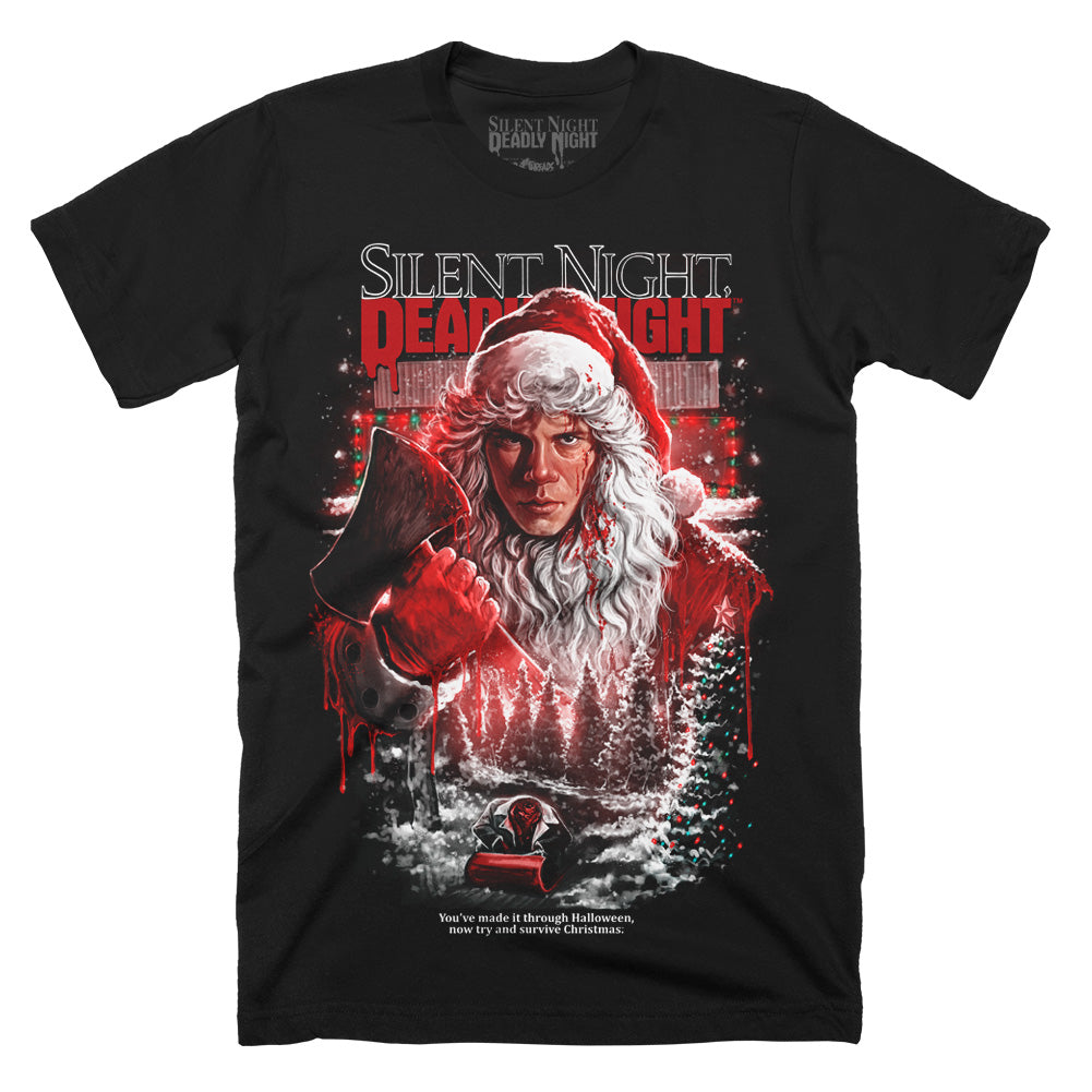 Silent Night Deadly Night Santa's Slay Christmas Horror Movie T-Shirt