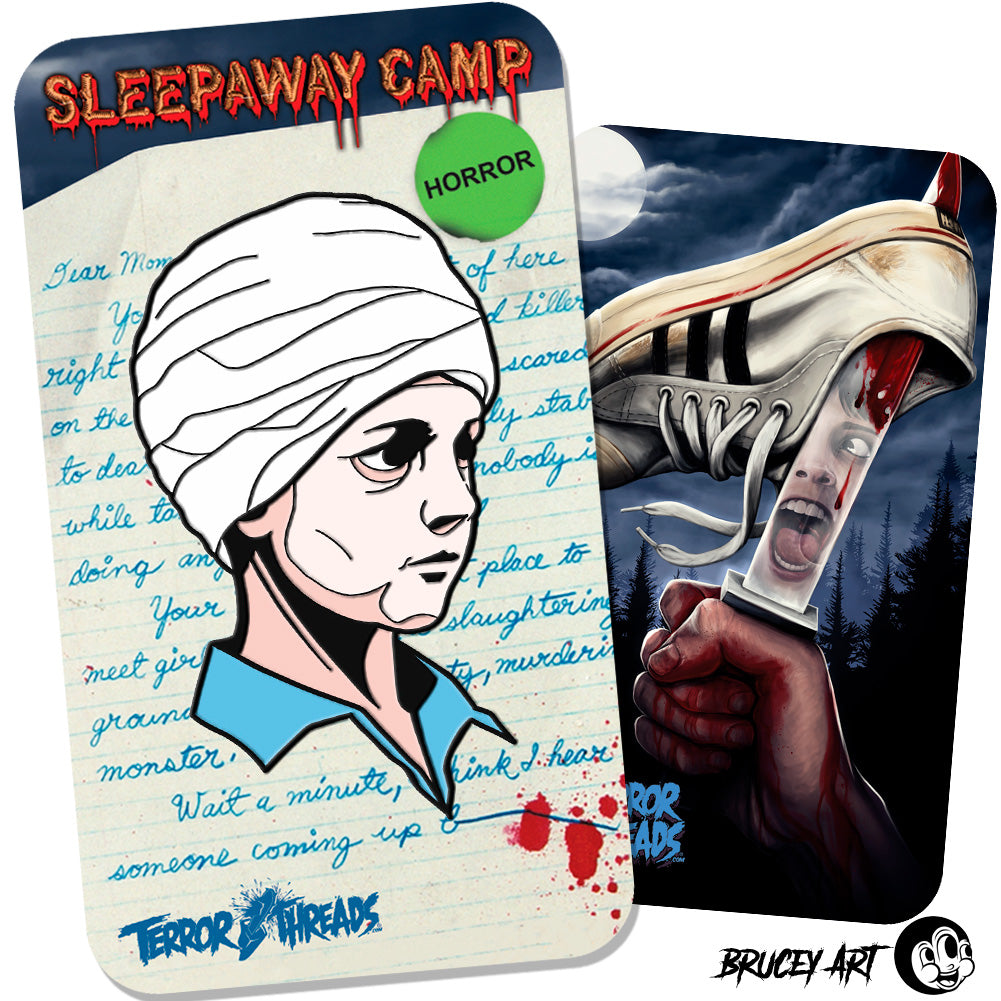 Sleepaway Camp Arawak Angel Horror Enamel Pin