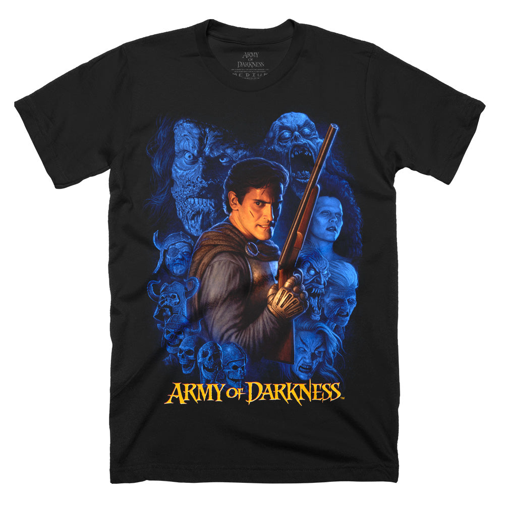 Army Of Darkness Surrounded By Evil Horror Movie T-Shirt